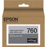Epson UltraChrome HD T760 Original Ink Cartridge - Inkjet - Light Black - 1 Each