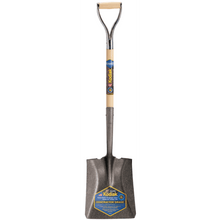 Load image into Gallery viewer, Kodiak Square Point Wood Shovels, 11.5 X 9.75 Blade, 30 in White Ash D-Handle