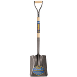 Kodiak Square Point Wood Shovels, 11.5 X 9.75 Blade, 30 in White Ash D-Handle