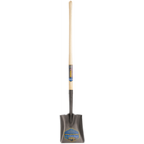 Kodiak Wood Shovels, 11 5/8 X 9 3/4 Squ Pt Blade, 47in White Ash Straight Handle