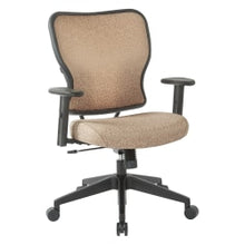Load image into Gallery viewer, Office Star Space Seating 213 Series Deluxe Fabric 2-To-1 Mechanical Height-Adjustable Mid-Back Chair, Sand