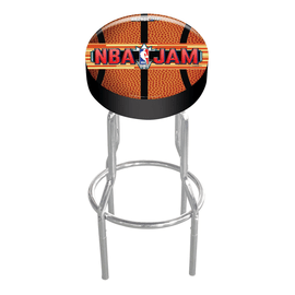 Arcade1Up NBA JAM Arcade Stool, Multicolor/Chrome