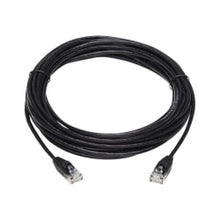Load image into Gallery viewer, Tripp Lite Cat6a 10G Snagless Molded Slim UTP Network Patch Cable (M/M), Black, 25 ft. -First End: 1 x RJ-45 Male Network - Second End: 1 x RJ-45 Male Network - 10 Gbit/s - Patch Cable - Gold Plated Contact - 28 AWG - Black
