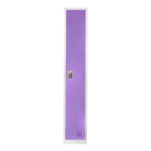 Load image into Gallery viewer, Alpine AdirOffice 1-Tier Steel Locker, 72inH x 12inW x 12inD, Purple
