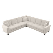 Load image into Gallery viewer, Bush Furniture Stockton 111inW L-Shaped Sectional Couch, Light Beige, Standard Delivery