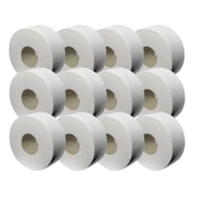 Load image into Gallery viewer, Livi Jumbo 2-Ply Toilet Paper, 850ft Per Roll, Pack Of 12 Rolls