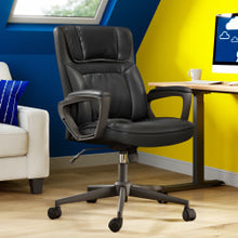 Load image into Gallery viewer, Serta Style Hannah I Bonded Leather High-Back Office Chair, Comfort Black