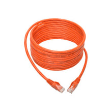 Load image into Gallery viewer, Tripp Lite Cat6 Gigabit Snagless Molded (UTP) Ethernet Cable (RJ45 M/M) PoE Orange 15 ft. (4.57 m) - Category 6 for Switch, Hub, Network Device, Router, Modem, Server, Network Adapter - 128 MB/s - Patch Cable - 15 ft - 1 x RJ-45 Male Network