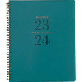 2023-2024 AT-A-GLANCE Signature Lite Academic Weekly/Monthly Planner, 8-1/2in x 11in, Maroon, July 2023 to June 2024, YP90LA12