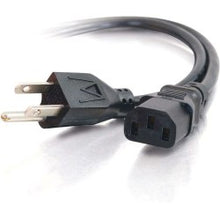 Load image into Gallery viewer, C2G 2ft Universal Power Cord - 16 AWG - NEMA 5-15P to IEC320C13 - 2ft 16 AWG Universal Power Cord (NEMA 5-15P to IEC320C13) (TAA Compliant)