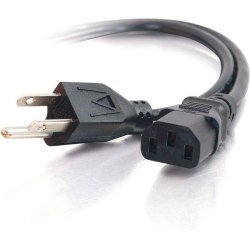 C2G 2ft Universal Power Cord - 16 AWG - NEMA 5-15P to IEC320C13 - 2ft 16 AWG Universal Power Cord (NEMA 5-15P to IEC320C13) (TAA Compliant)