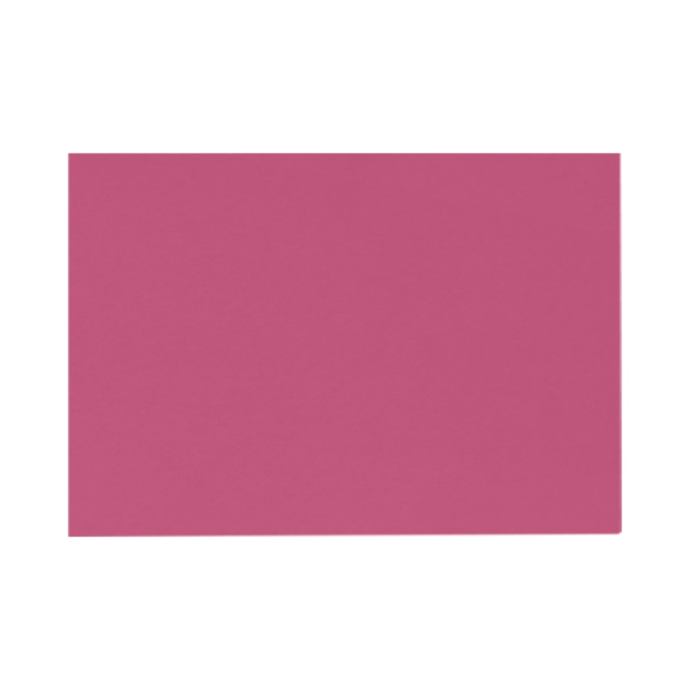 LUX Flat Cards, A7, 5 1/8in x 7in, Magenta Pink, Pack Of 500