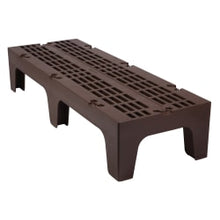 Load image into Gallery viewer, Cambro Vented Dunnage Rack, 12inH x 21inW x 60inD, Dark Brown