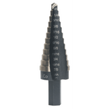 Cobalt Step Drills, 3/16 in-7/8 in, 12 Steps