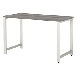 Bush Business Furniture 400 48inW Table Computer Desk, Platinum Gray, Standard Delivery