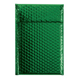 Office Depot Brand Glamour Bubble Mailers, 11inH x 7-1/2inW x 3/16inD, Green, Case Of 72 Mailers