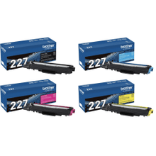 Load image into Gallery viewer, Brother TN-227 Black; Cyan; Magenta; Yellow High Yield Toner Cartridges, Pack Of 4, TN227SET-OD