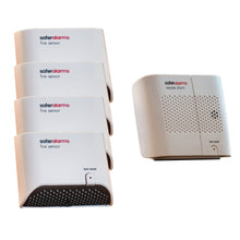 Load image into Gallery viewer, Safer Alarms Safer Home Multi-Room 4-Pack Alarm System, White