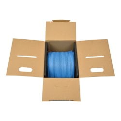 Eaton Tripp Lite Series Cat6 Gigabit Solid Core Plenum-Rated UTP CMP PVC Bulk Ethernet Cable, Blue, 1000 ft. (304.8 m) - Bulk cable - 1000 ft - UTP - CAT 6 - plenum, solid - blue