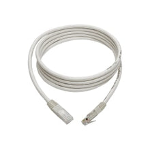 Load image into Gallery viewer, Tripp Lite 7ft Cat6 Gigabit Molded Patch Cable RJ45 M/M 550MHz 24 AWG White - 128 MB/s - Patch Cable - 7ft - 1 x RJ-45 Male Network - 1 x RJ-45 Male Network - Gold-plated Contacts - White