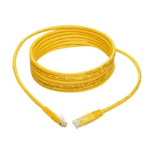 Load image into Gallery viewer, Tripp Lite 10ft Cat6 Gigabit Molded Patch Cable RJ45 MM 550MHz 24AWG Yellow