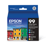 Epson 99 Claria Cyan, Magenta, Yellow Ink Cartridges, Pack Of 3, T099920
