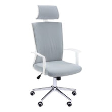 Load image into Gallery viewer, Monarch Specialties Rye Ergonomic Fabric High-Back Office Chair, White