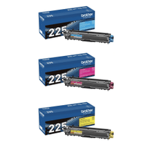 Load image into Gallery viewer, Brother TN225 Cyan; Magenta; Yellow High Yield Toner Cartridges, Pack Of 3, TN225CMY-OD