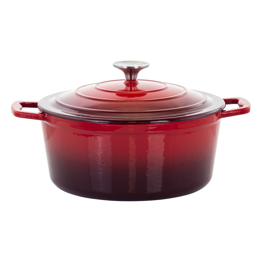 MegaChef 4-Quart Casserole Dish, Red