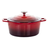 MegaChef 4-Quart Casserole Dish, Red