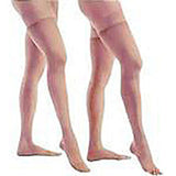 Relief Therapeutic Support Unisex Thigh High Stockings, 20-30 mmHg, Open Toe, Large (Ankle Circumference: 10in-11 3/8in, Calf Circumference: 12 1/2in-18 1/8in, Thigh Circumference: 21 1/4in-30 3/4in)