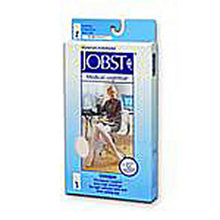 Load image into Gallery viewer, Opaque Knee-High Stockings, 15-20 mmHg, Silky Beige, Large: Ankle Circumference: 10in-11 3/8in, Calf Circumference: 12 1/2in-18 1/8in