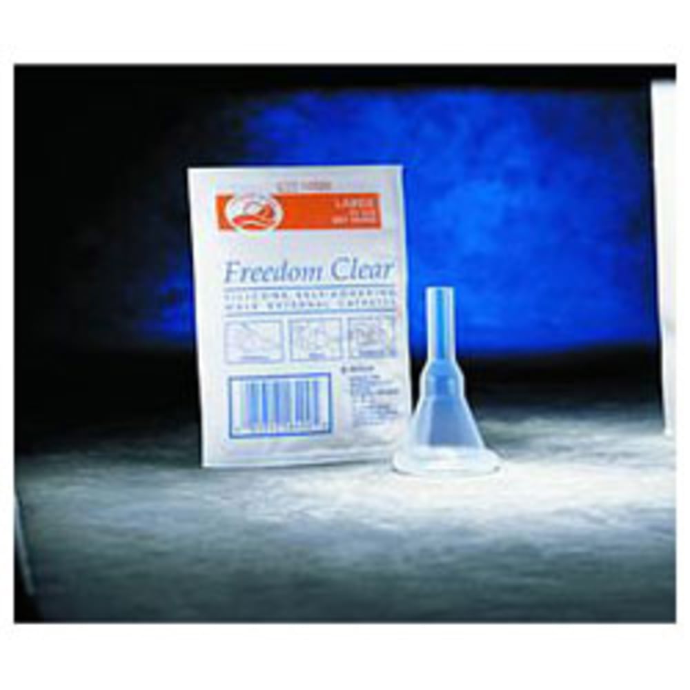 Freedom Clear Male External Catheter, Medium, 28mm, Color Code: Red