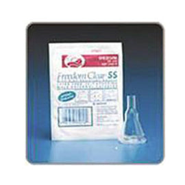 Freedom Clear SS Male External Catheter, Medium, 28mm, Color Code: Red, Box Of 100