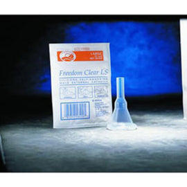 Freedom Clear LS Male External Catheter, Medium, 28mm, Color Code: Red