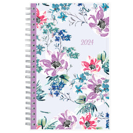 2024 Blue Sky Laila CYO Weekly/Monthly Planning Calendar, 5in x 8in, Multicolor, January to December 2024, 137276