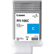 Load image into Gallery viewer, Canon PFI-106C Original Inkjet Ink Cartridge - Cyan Pack - Inkjet