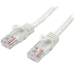StarTech.com Cat5e Snagless UTP Patch Cable, 25ft, White