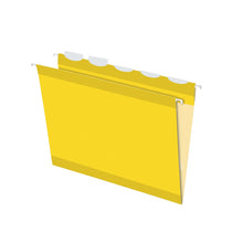 Load image into Gallery viewer, Pendaflex Ready-Tab Reinforced Hanging Folders, With Lift Tab Technology, 1/5 Cut, Letter Size, Yellow, Pack Of 25