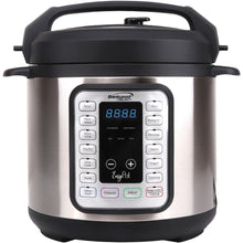 Load image into Gallery viewer, Brentwood EPC-636 Multipurpose Cooker - 1000 W1.50 gal - Rice, Egg, Sauteing, Yogurt - Silver, Black