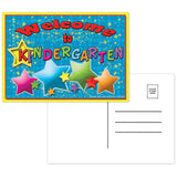 Top Notch Teacher Products Welcome To Kindergarten Postcards, 4 1/2in x 6in, Multicolor, 30 Postcards Per Pack, Bundle Of 12 Packs