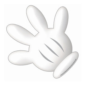 Eureka Paper Cutouts, 5in, Mickey Mouse Clubhouse Hand, Pack Of 36