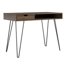 Load image into Gallery viewer, Ameriwood Home Concord 42inW Computer Desk With Storage, Walnut