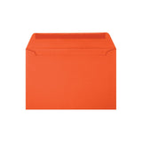 LUX Booklet 6in x 9in Envelopes, Gummed Seal, Tangerine, Pack Of 500