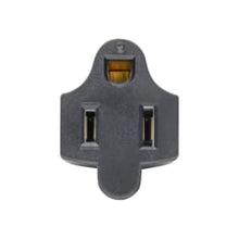 Load image into Gallery viewer, Eaton Tripp Lite Series NEMA 5-15R to C14 Power Cord Adapter - 15A, 125V, Black - Power connector adapter - power NEMA 5-15R to IEC 60320 C14 - AC 125 V - 15 A - black - North America