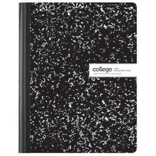 Load image into Gallery viewer, Office Depot Brand Composition Book, 7-1/2in x 9-3/4in, College Ruled, 100 Sheets, Black/White