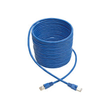 Load image into Gallery viewer, Tripp Lite Cat6a Snagless Shielded STP Patch Cable 10G, PoE Blue M/M 30ft - First End: 1 x RJ-45 Male Network - Second End: 1 x RJ-45 Male Network - 1.25 GB/s - Patch Cable - Shielding - Blue