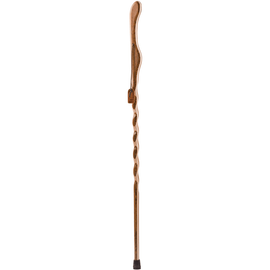 Brazos Walking Sticks Twisted Laminated Bocote And Maple Exotic Walking Stick, 58in