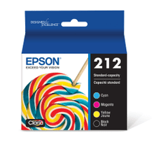 Load image into Gallery viewer, Epson 212 Claria Black And Cyan, Magenta, Yellow Ink Cartridges, Pack Of 4, T212120-BCS