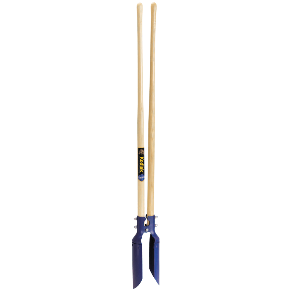 Hercules Heavy Post Holedigger w/ 48in Wood Handles, 6 1/4inSpread